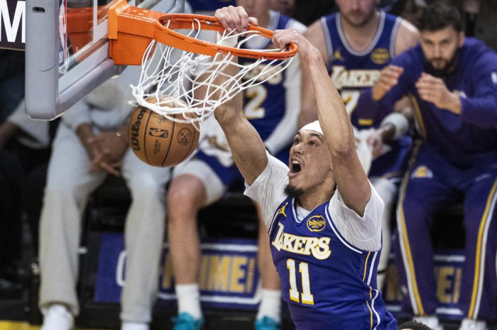 湖人替补爆发助队大胜奇才 海斯肯纳德联手砍下